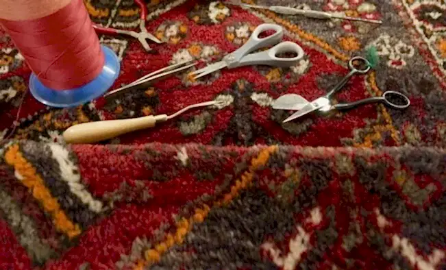 el dokuma halı tamiri